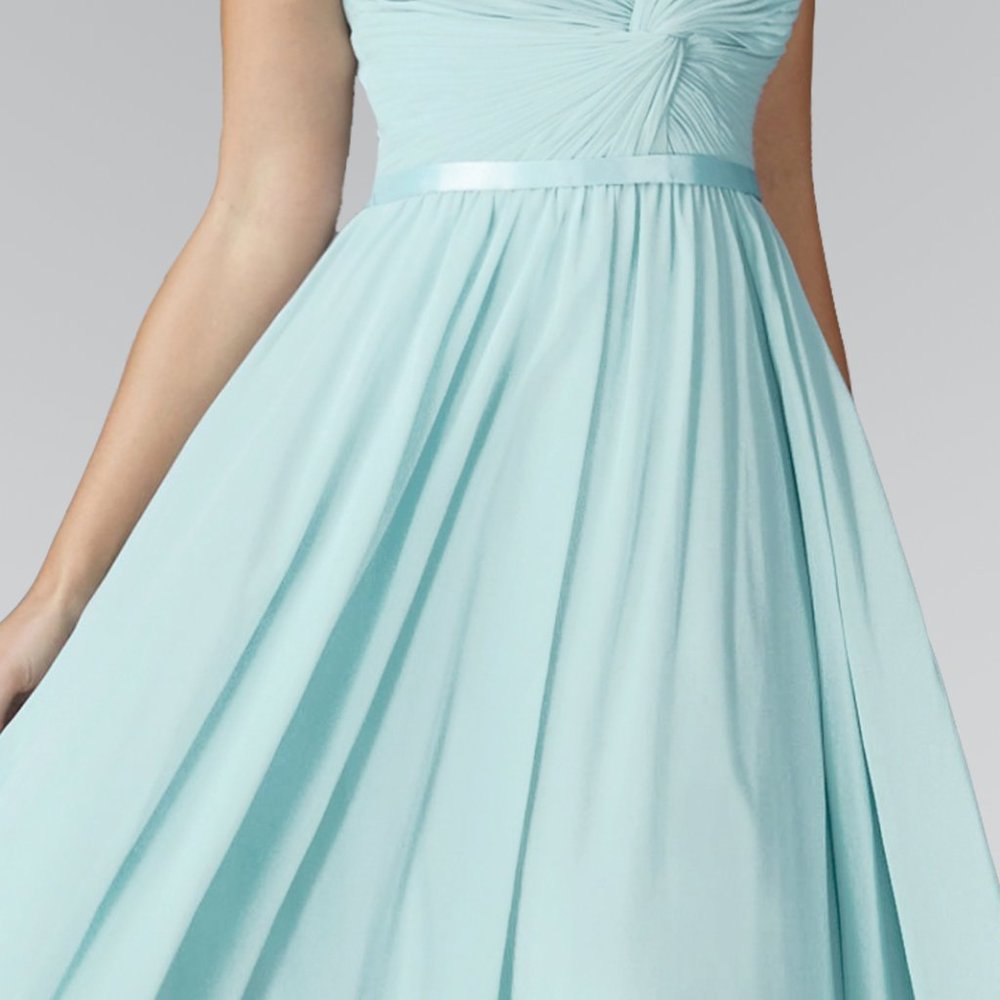 NEW MINT EVENING LONG MAXI - Strapless Sweetheart A-Line Prom Dress Gl2069 - Picture 4 of 7